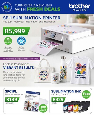 Brother SP1 Sublimation Printer August 2026