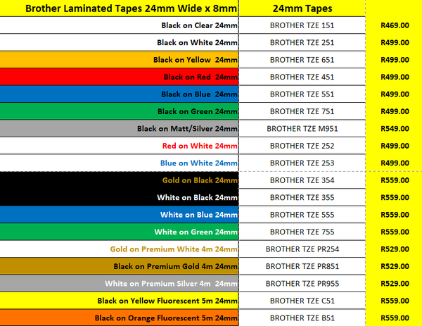 Brother TZE Tapes_24mm_2026