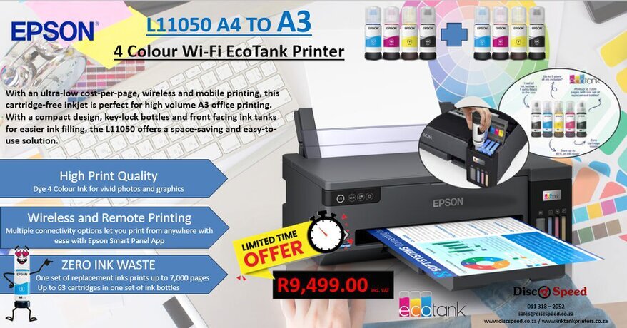 Epson L11050 A3 Eco Tank May Promotion
